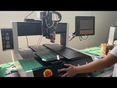 Μηχανή διανομής κόλλας SMT διπλού τραπεζιού με σύστημα PC και CCD