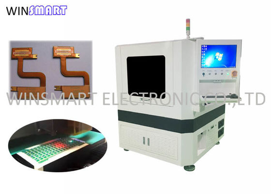2μM ακρίβεια τοποθέτησης 400x400mm CCD οπτικό σύστημα laser κοπής PCB