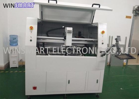 CE διασπασμένη PLC μηχανή δρομολογητών PCB ελέγχου ευθύγραμμη για με 2 πίνακες