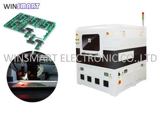 Τοποθετώντας μηχανή PCB Depaneling λέιζερ μηχανών FR4 FPC PCB λέιζερ συστημάτων CCD